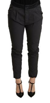 CYCLE Gray Mid Waist Slim Fit Skinny Cotton Trouser -   -  CYCLE.